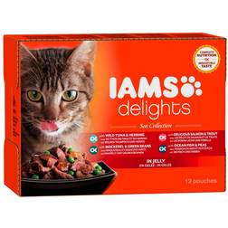 IAMS Delights Adult in Jelly - Land & Sea Mix