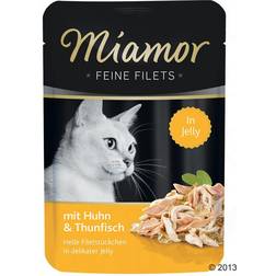 Miamor Fine Filets i Gelé - Kyckling & Tonfisk 0.6kg