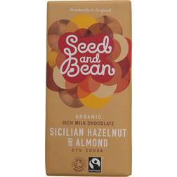 Seed and Bean Sicilian Hazelnut & Almond Mjölkchoklad 85g