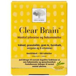 New Nordic Clear Brain 180 st
