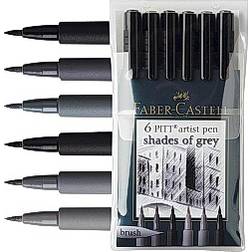 Faber-Castell PITT Drawing Pens 6-pack