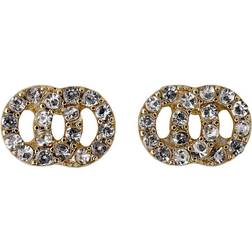 Pilgrim Victoria Earrings - Gold/Transparent