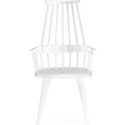 Kartell Comback with lacquered wooden legs Stol
