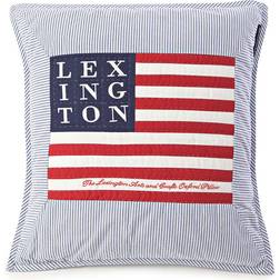 Lexington Logo Art & Crafts Kuddöverdrag Blue/White (50x50cm)
