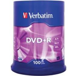 Verbatim DVD+R 4.7GB 16x Spindle 100-Pack