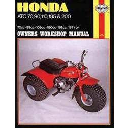 Honda Atc 70, 90, 110, 185 and 200 Manual (Häftad, 1988)