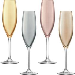 LSA International Polka Champagneglas 4st