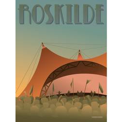 Vissevasse Roskilde Festival Poster 15x21cm