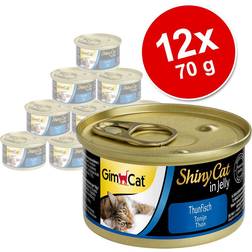 GimCat ShinyCat Jelly - Tonfisk & Räkor 0.42kg