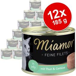 Miamor Fine Filets - Tonfisk & Räkor i Gelé 1.11kg