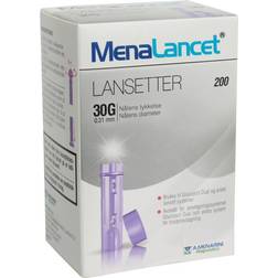 MenaLancet Lancetter 30G 200-pack