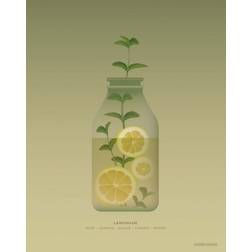 Vissevasse Lemonade Poster 30x40cm