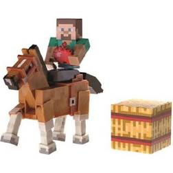 Jazwares Minecraft Steve & Chestnut Horse
