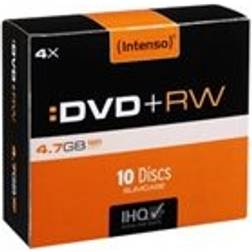 Intenso DVD+RW 4.7GB 4x Slimcase 10-Pack