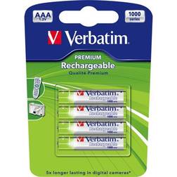 Verbatim AAA Premium Rechargeable 4-pack