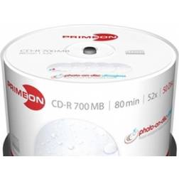 Primeon CD-R Extra Protection 700MB 52x Spindle 50-Pack Inkjet