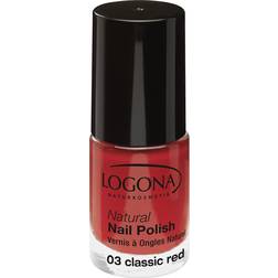 Logona Natural Nail Polish Classic Red 4ml