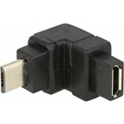 DeLock USB Micro-B-USB Micro-B 2.0 M-F Adapter