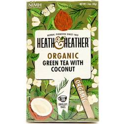 Heath & Heather Organic Green Tea with Coconut 20st 1pack
