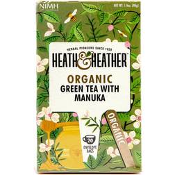 Heath & Heather Organic Green Tea with Manuka 20st