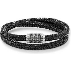 Thomas Sabo Rebel At Heart Bracelet - Silver/Black/Black