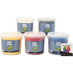 Silk Clay Primary Colours Clay 650g 5-pack