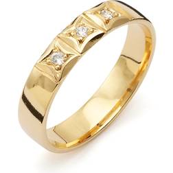 Flemming Uziel Signo B024 Ring - Gold/Diamonds