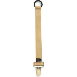 Elodie Details Exclusive Collection Leather Pacifier Clip Nude