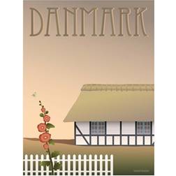 Vissevasse Denmark Farmhouse Poster 50x70cm