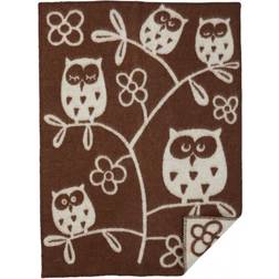 Klippan Yllefabrik Tree Owl Blanket 65x90cm