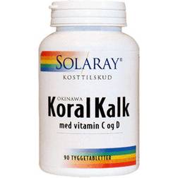 Solaray Coral Calcium with Vitamin C & D 90 st
