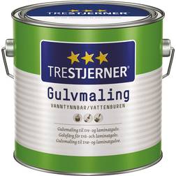 Trestjerner - Golvfärger Vit 3L