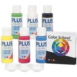 Plus Acrylic paint Set Primary Color 6-pack