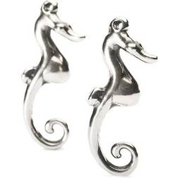Trollbeads Seahorse Couple Silver Earrings (TAGEA-30001)