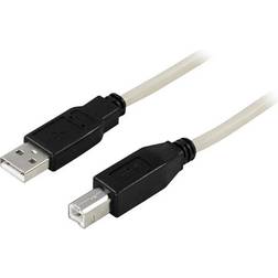 Deltaco USB A - USB B M-M 2.0 5m
