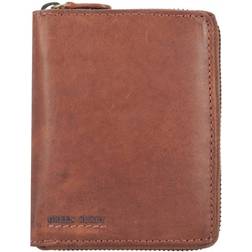 Greenburry Oily Tumbled Leather Wallet - Cognac (681-24)