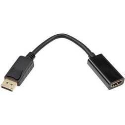 Iiglo DisplayPort - HDMI Adapter M-F 0.1m