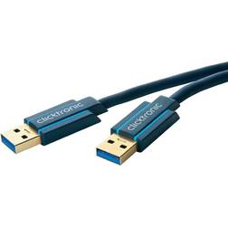 ClickTronic Casual USB A - USB A 2.0 3m