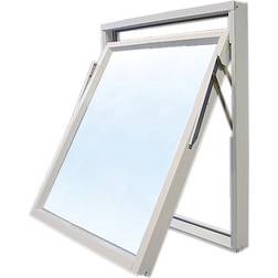 Effektfönster AVF 7-15 Aluminium Vridfönster 3-glasfönster 70x150cm