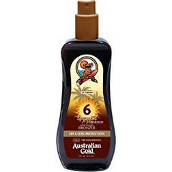 Australian Gold Spray Gel Sunscreen with Instant Bronzer SPF6 237ml
