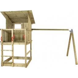 Plus Play Tower with Sloping Roofs Swing 185280-1
