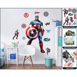 Walltastic Captain America Large Character Sticker 44272