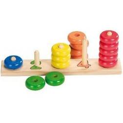 Goki Learn to Count with Wooden Rings 58510