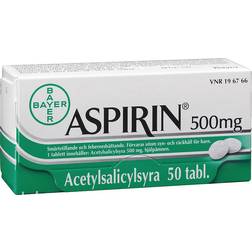 Aspirin 500mg 50 st Tablett