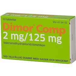 Dimor Comp 2mg/125mg 12 st Tablett