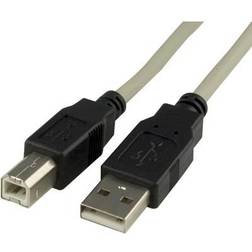 Deltaco USB A - USB B M-M 2m