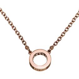 Edblad Monaco Mini Necklace - Rose Gold/Transparent