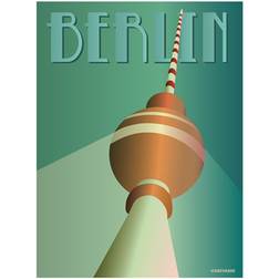 Vissevasse Berlin TV Tower Poster 30x40cm