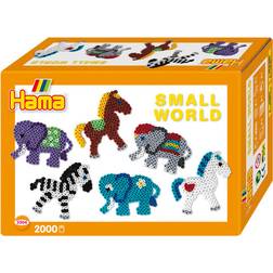 Hama Beads Midi Beads Pony & Elephant Small World Gift Set 3504