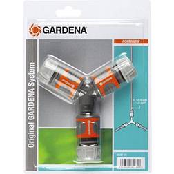 Gardena Two Way Hose Coupling Set 13mm